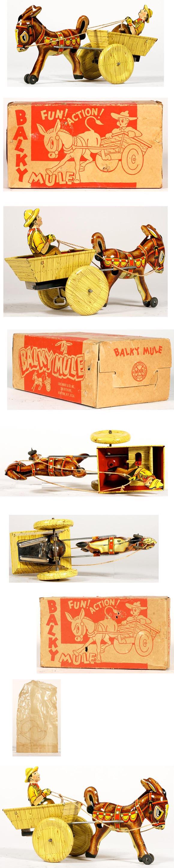 1948 Marx, Balky Mule in Original Box